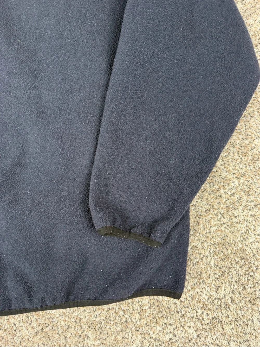 Sz Medium Mens Devon & Jones Winnebago Industries 1/4 Quarter Zip Fleece Sweater
